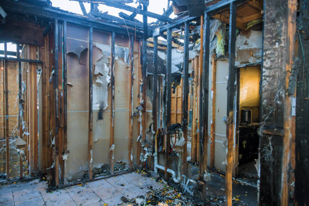 Professional Fire Damage Restoration technician working in Alto, GA